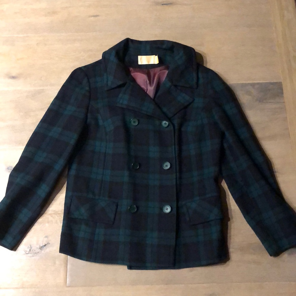 Pendleton Wool Plaid Double Breasted Jacket - image 1